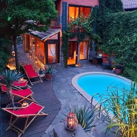 Ferienhaus-sauna Pool Whirlpool Ferienhaus Grimma
